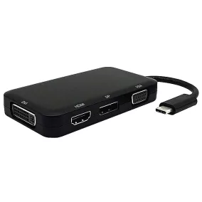 Premiumcord USB C - 2X HDMI + DP+ DVI + VGA konverter (KU31DOCK10)
