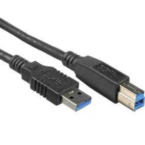 Premiumcord USB 3.0 A - USB 3.0 B kábel 1m (KU3AB1BL)