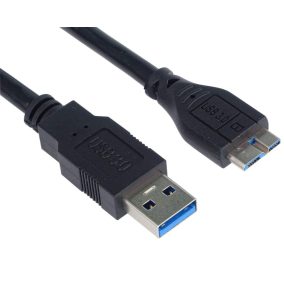   PremiumCord USB 3.0 A dugó - Micro B dugó kábel 5m (KU3MA5BK)