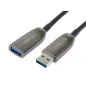 Premiumcord USB 3.0 hosszabbító AOC kábel 20m (KU3OPT20)