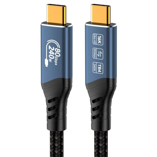 PremiumCord USB4 240W 16K 60Hz 80Gbps kábel 1.5m (KU4CA15)