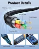 PremiumCord USB4 240W 16K 60Hz 80Gbps 90 fokos kábel 1.2m (KU4CB12)