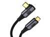 PremiumCord USB4 Thunderbolt 3 90 kábel 100W 8K 60Hz 0.3m (KU4CU03)