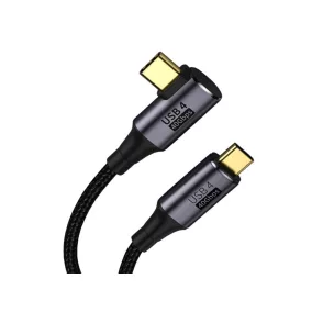 PremiumCord USB4 Thunderbolt 3 90 kábel 100W 8K 60Hz 0.3m (KU4CU03)