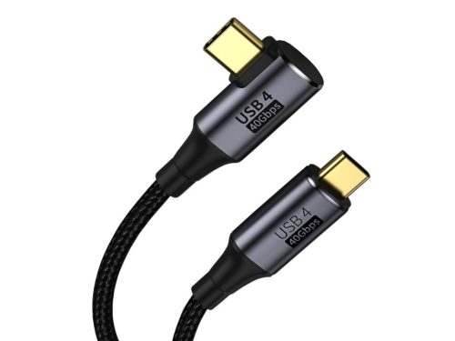 PremiumCord USB4 Thunderbolt 3 90 kábel 100W 8K 60Hz 0.3m (KU4CU03)