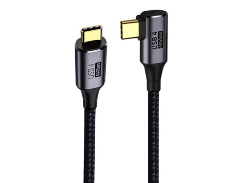 PremiumCord USB4 Thunderbolt 3 90 kábel 100W 8K 60Hz 0.3m (KU4CU03)