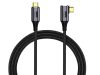 PremiumCord USB4 Thunderbolt 3 90 kábel 100W 8K 60Hz 0.3m (KU4CU03)