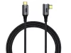 PremiumCord USB4 Thunderbolt 3 90 kábel 100W 8K 60Hz 0.3m (KU4CU03)