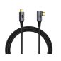 PremiumCord USB4 Thunderbolt 3 90 kábel 100W 8K 60Hz 0.3m (KU4CU03)