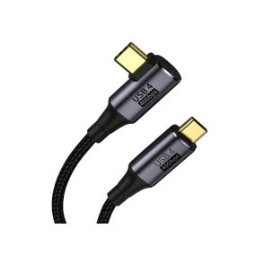 PremiumCord USB4 Thunderbolt 3 90 kábel 100W 8K 60Hz 0.8m (KU4CU08)