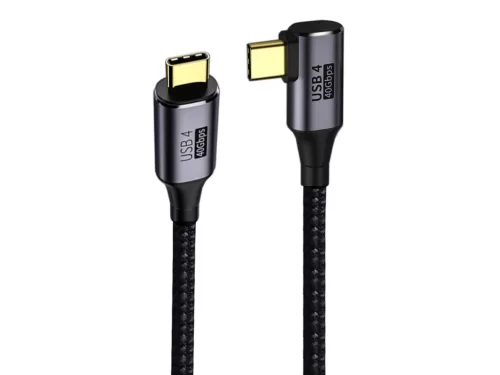 PremiumCord USB4 Thunderbolt 3 90 kábel 100W 8K 60Hz 0.8m (KU4CU08)