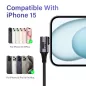 PremiumCord USB4 Thunderbolt 3 90 kábel 100W 8K 60Hz 0.8m (KU4CU08)