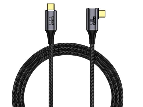 PremiumCord USB4 Thunderbolt 3 90 kábel 100W 8K 60Hz 1.2m (KU4CU12)