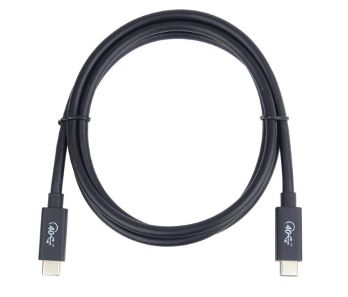 PremiumCord USB4 Thunderbolt 3 kábel 100W 8K 60Hz 0.5m (KU4CX05BK)