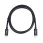 PremiumCord USB4 Thunderbolt 3 kábel 100W 8K 60Hz 0.8m (KU4CX08BK)