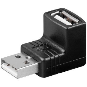 PremiumCord USB 2.0 90 fokos adapter (KUR-17)