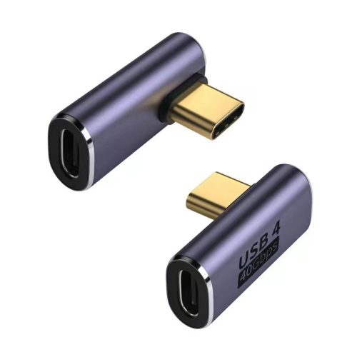 PremiumCord USB C 4.0 40Gbit/s 90 fokos adapter (KUR31-41)