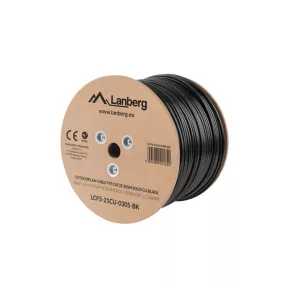   Lanberg FTP kültéri dobozos kábel 305m CAT5e 100% réz (LCF5-21CU-0305-BK)