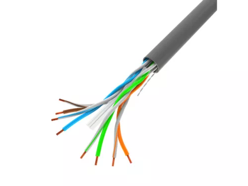 Lanberg UTP Cat6 tömör kábel 305m (LCU6-10CC-0305-S)