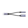 Unitek USB C - 1 x USB C + 1 x 3.5 jack audio adapter (M205A)