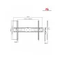   Maclean dönthető fali TV állvány 60-100'' VESA 600x400 (MC-750)