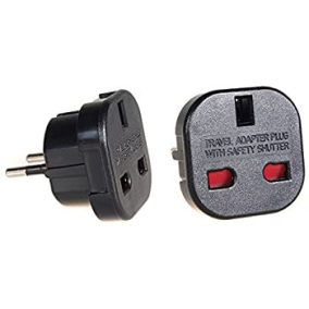 Maclean UK - EU átalakító adapter fekete(MCE72)