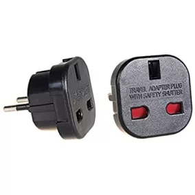 Maclean UK - EU átalakító adapter fekete(MCE72)