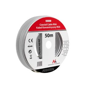 Maclean RG6 koax kábel 50m duplán árnyékolt (MCTV-571)