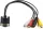 MicroConnect VGA to S-video 3x RCA 0,3m átalakító
