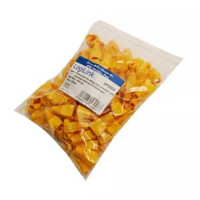 Logilink RJ45 UTP törésgátló, 100db, sárga (MP0009)