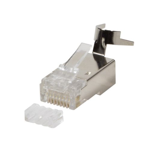 LogiLink RJ45 Cat.8.1/Cat.6A árnyékolt FTP csatlakozó dugó 10db (MP0030)