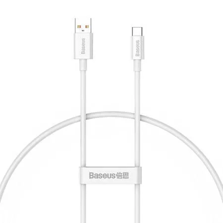 Baseus USB - USB C 100W kábel 1m fehér (P10320102214-01)