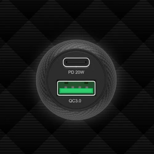 Unitek autós USB gyortöltő 38W QC 3.0 (P1400A)