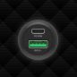 Unitek autós USB gyortöltő 38W QC 3.0 (P1400A)