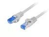 Lanberg SFTP Cat6A patch kábel 10m szürke (PCF6A-10CC-1000-S)