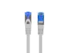 Lanberg SFTP Cat6A patch kábel 10m szürke (PCF6A-10CC-1000-S)