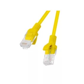   Lanberg UTP Cat6 ethernet kábel 10m sárga (PCU6-10CC-1000-Y)