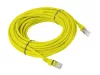 Lanberg UTP Cat6 ethernet kábel 10m sárga (PCU6-10CC-1000-Y)