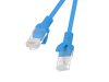 Lanberg UTP Cat6 ethernet kábel 15m kék (PCU6-10CC-1500-B)