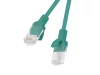 Lanberg UTP Cat6 Ethernet kábel 15m zöld (PCU6-10CC-1500-G)