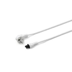   Microconnect notebook tápkábel, 1.8m földelt fehér (PE010818W)
