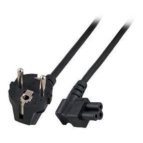 MicroConnect 90 fokos notebook tápkábel 3m (PE010830A)