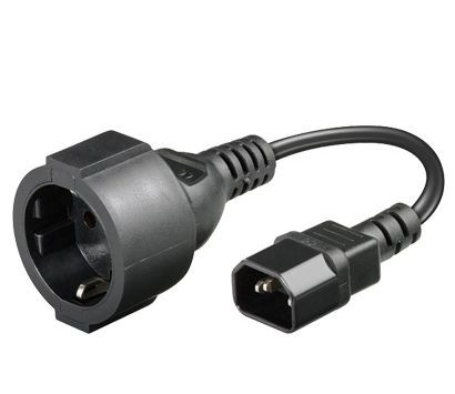 Microconnect C14 apa - schuko anya tápkábel átalakító (PE130075)