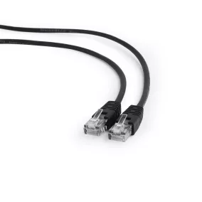   Gembird UTP CAT5e ethernet kábel 7.5m, fekete (PP12-7.5M/BK)