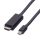 Value mini Dispalyport - HDMI 4K2K@60Hz kábel 1m (11.99.5795)