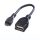 VALUE Kábel USB 2.0 OTG micro kábel 0.15m (11.99.8311)