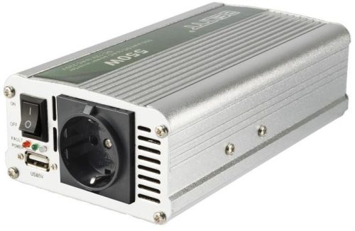 Somogyi módosított szinuszos inverter 12V-ról 230V-ra 500W/1000W (SAI 1000USB)