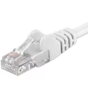   PremiumCord UTP Cat6 ethernet kábel 0.5m fehér (SP6UTP005W)