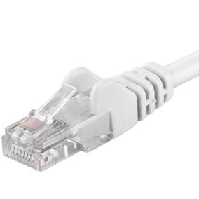   PremiumCord UTP Cat6 ethernet kábel 1.5m fehér (SP6UTP015W)