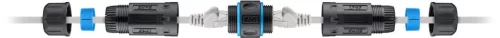 PremiumCord kültéri RJ45 FTP Cat6A toldó adapter (SRJBOX-06)